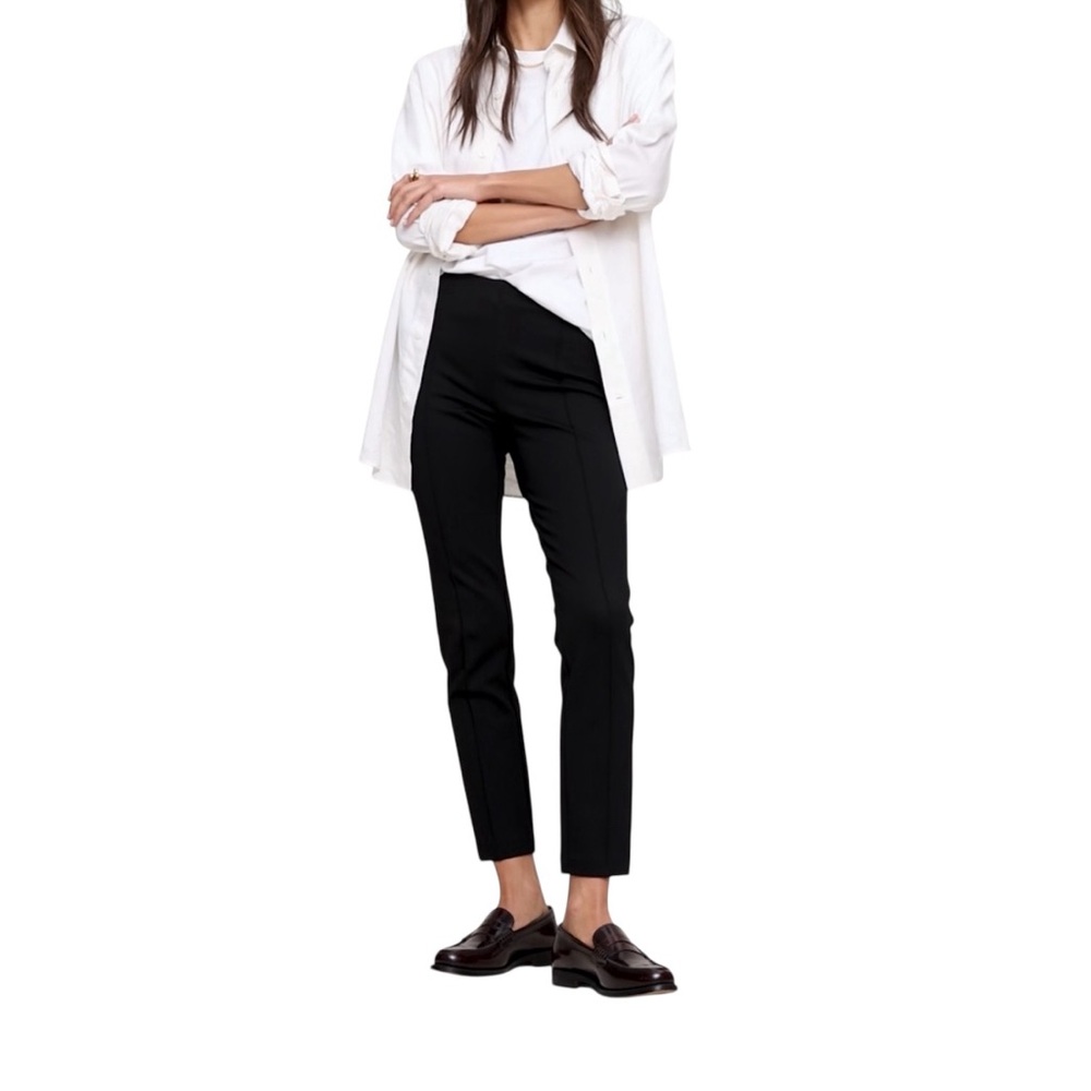 Olsen Elegant Black Cropped Women's Pants size 10 M medium